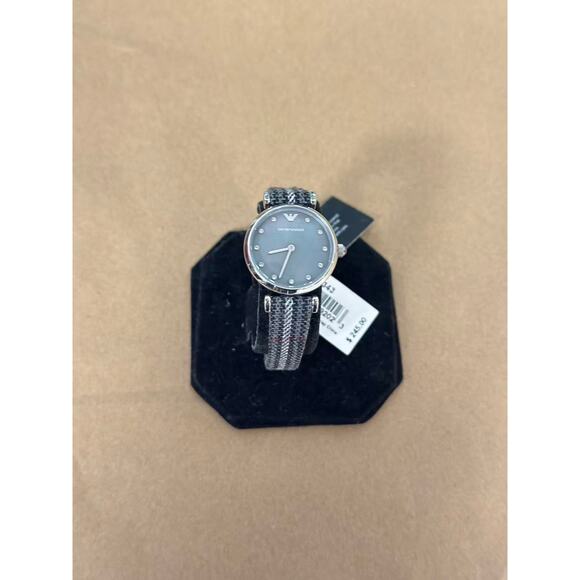 Emporio Armani Gianni T-Bar AR11343 Ladies Watch With Gray Dial